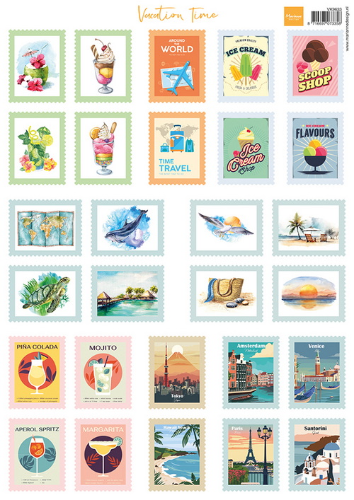 knipvel Stamps - Vacation time VK9633