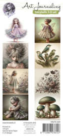FairyBells 3D-setje nr. 9: Fairies groen-lila-zalm