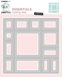 Studio Light Cutting Die Snailmail Essentials nr.855 CCL-ES-CD855 145x145mm