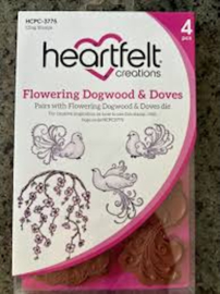 Heartfelt Creations Flowering Dogwood & Doves stempelset kopen – sierlijke bloesem en vredesduiven voor betekenisvolle kaarten