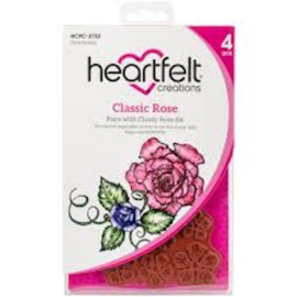 Heartfelt Creations Classic Rose stempelset kopen – elegante rozen voor kaarten, albums en decoraties