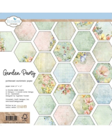 Elizabeth Craft  Design-Garden Party paper pad  12 x 12"/HCZ